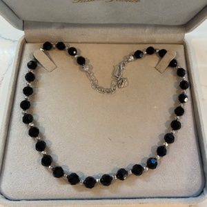Beautiful, Black SWAROVSKI CRYSTAL Necklace